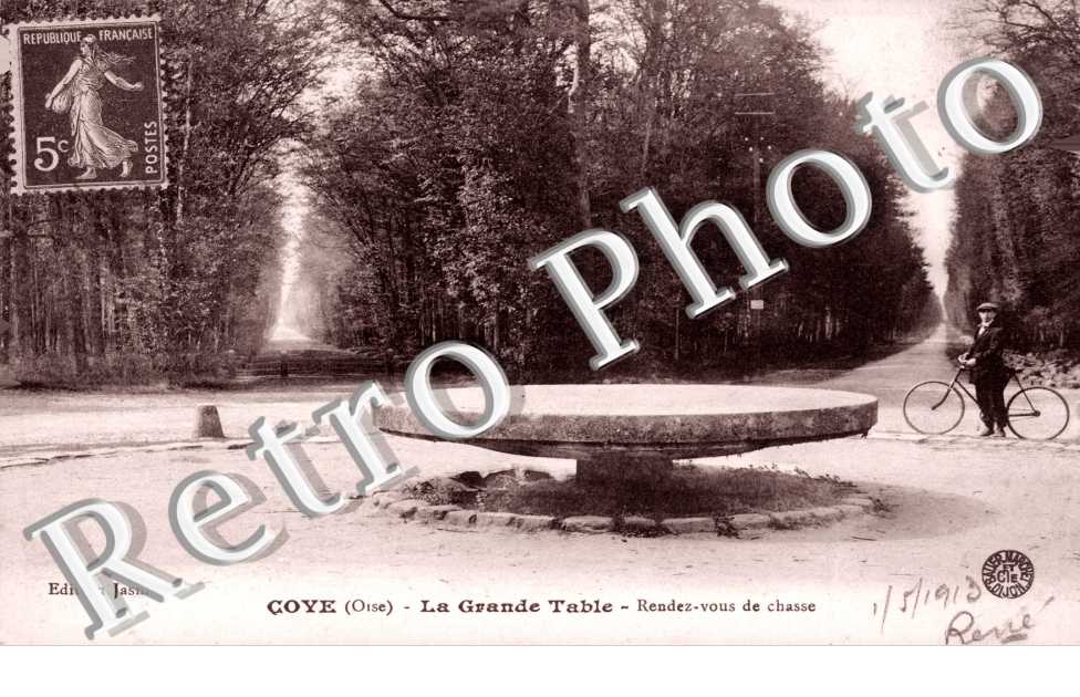 Coye-la-Foret, la Grande Table, Rendez-vous de chasse