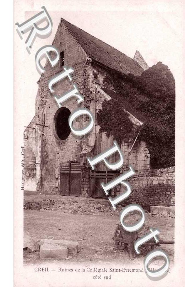 ruines de la collegiale de Saint Evremont