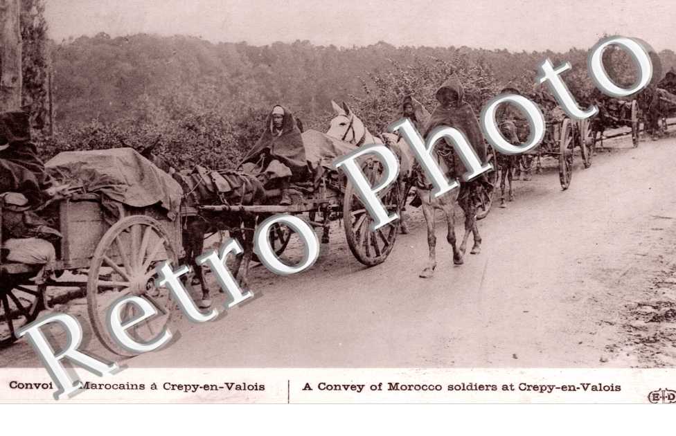Convoi de Marocains a Crepy-en-Valois