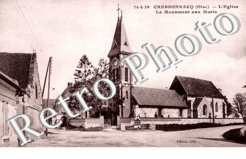 L'eglise - le monument aux morts