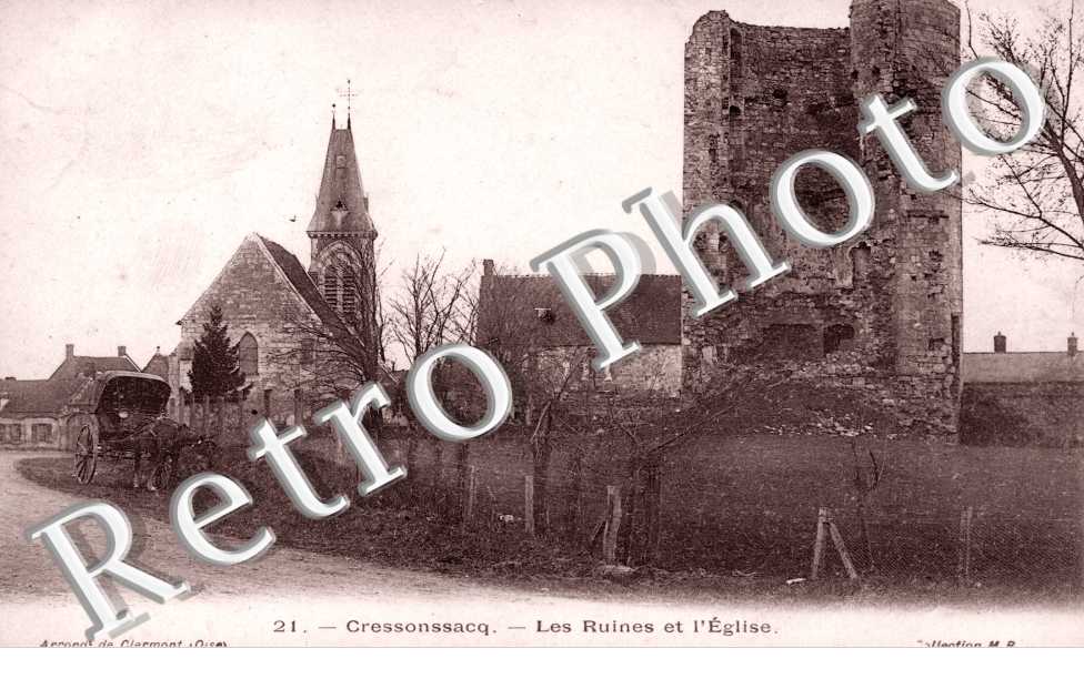 les Ruines et l'Eglise