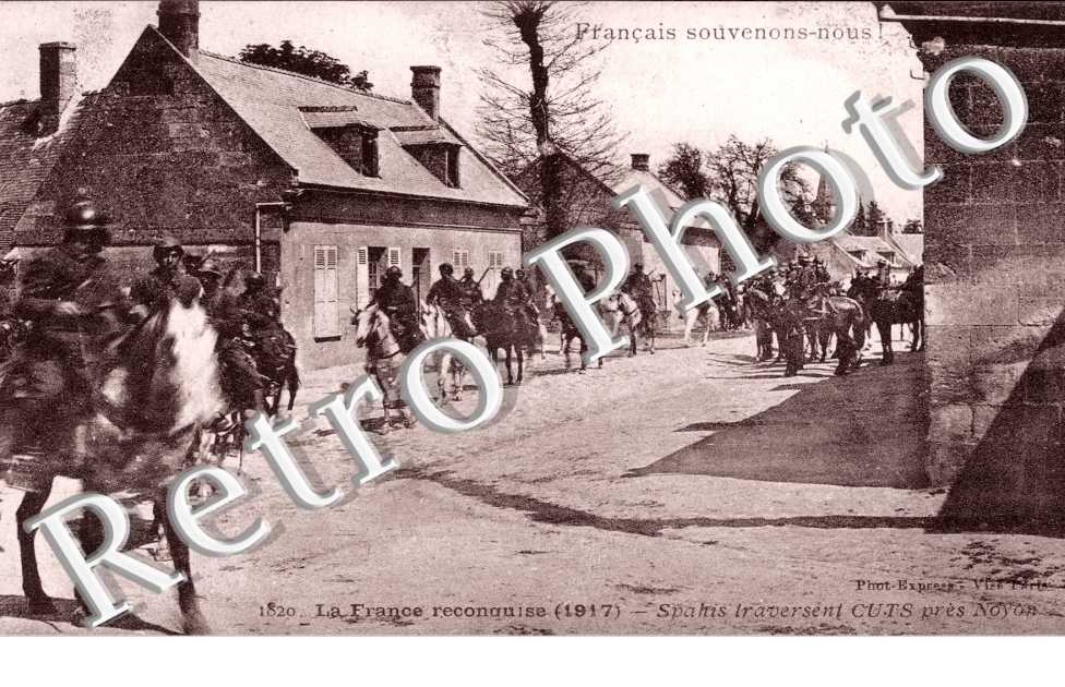 La France Reconquise, Spahis traversent le village