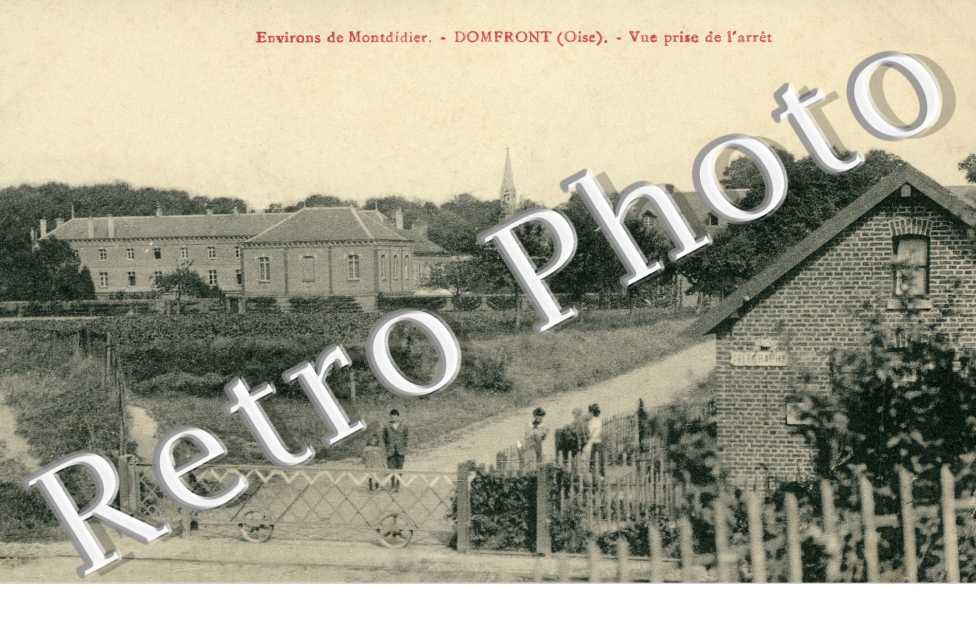 Vue prise de l'arret