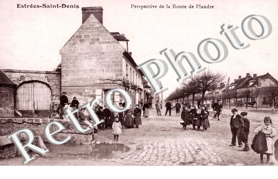Perspective de la Route de Flandre