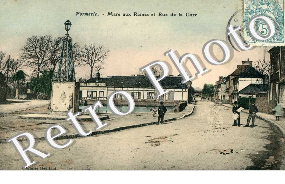 mare aux Raines et rue de la gare