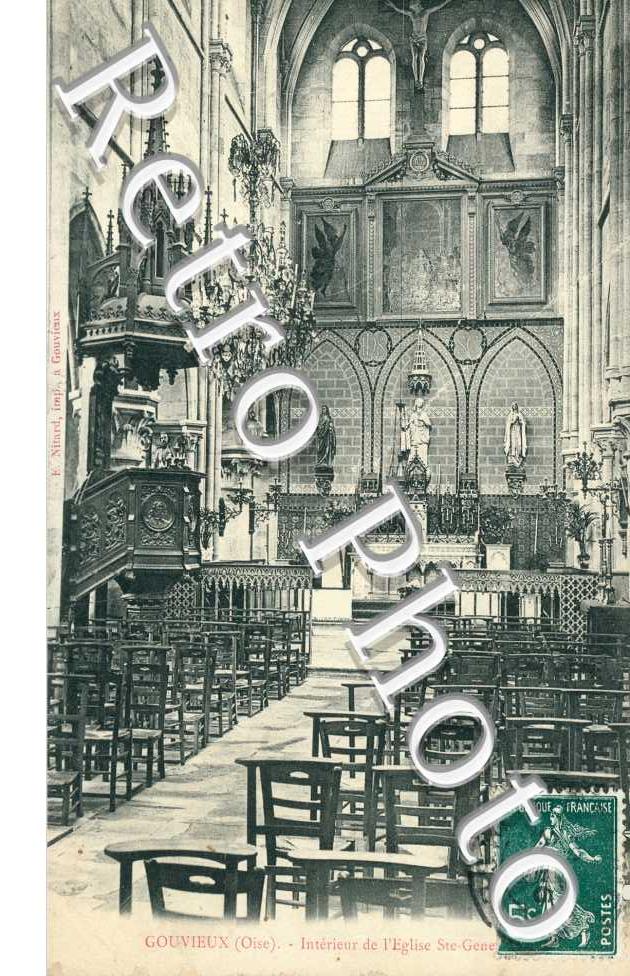Interieur de l'eglise Sainte Genevieve