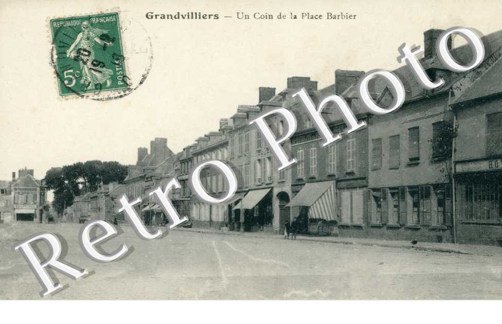 Un coin de la place Barbier
