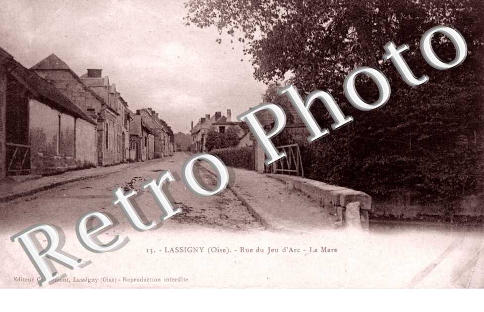 rue du jeu d&#039; Arc, la mare