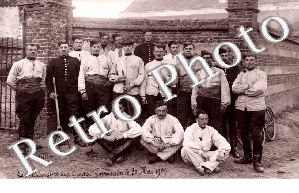 Cuirassiers aux Greves, Lormaison le 30 Mai 1909