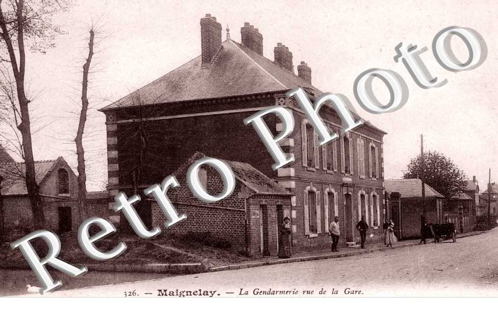 la Gendarmerie vue de la Gare
