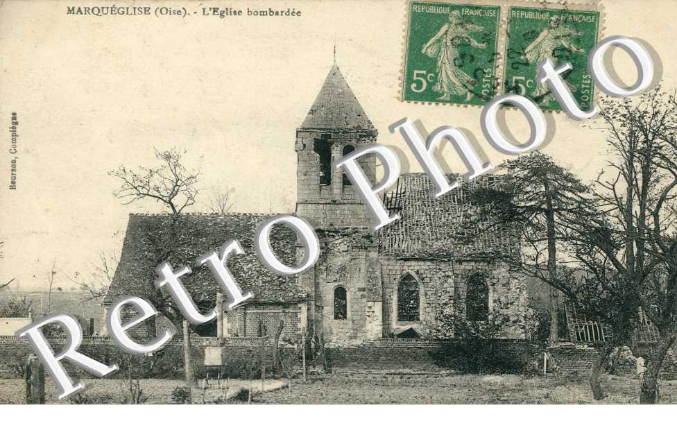 l'Eglise bombardée