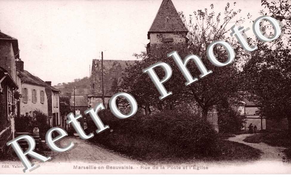 Rue de la Poste et l'Eglise