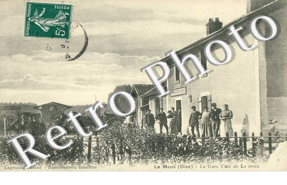 La gare, coté de La Croix