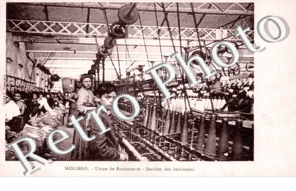 Usine de Bonneterie, Section des bobinoirs