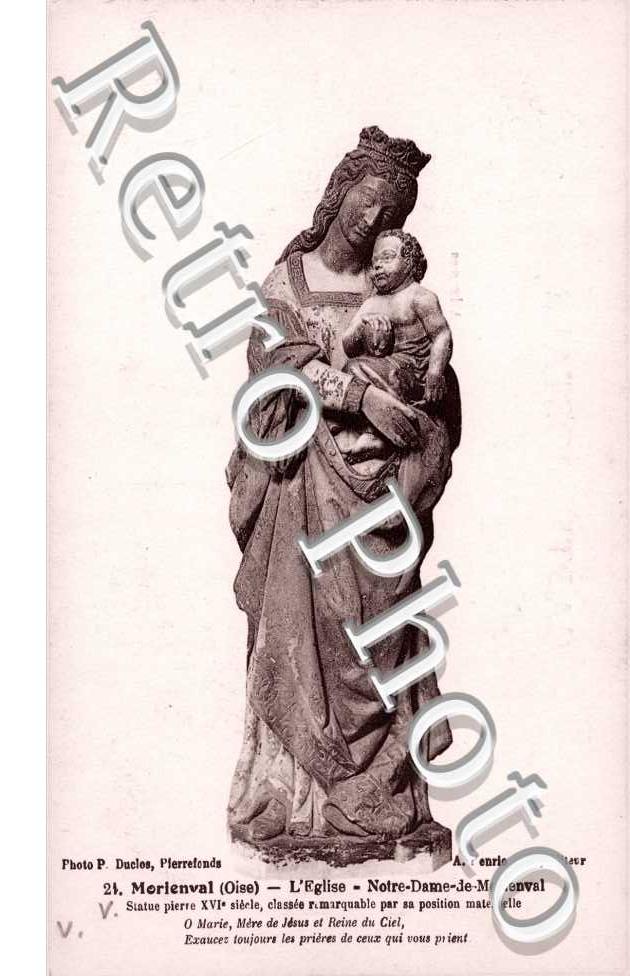 Eglise de ND de Morienval - Statue