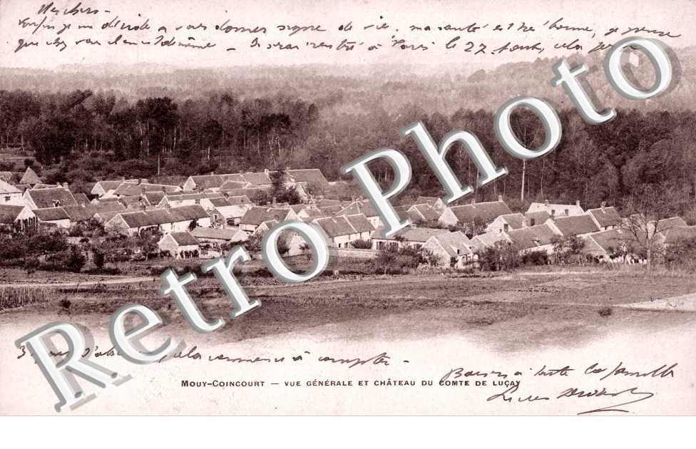 Vue Generale et Chateau du Comte de Lucay