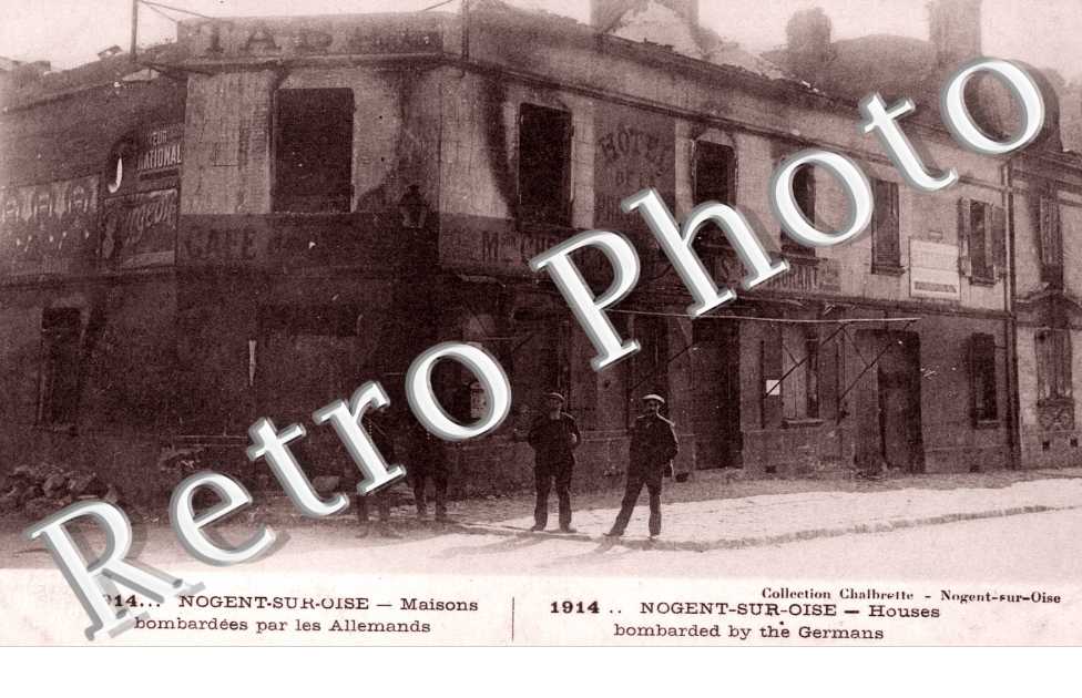 Maison bombardée par les Allemands