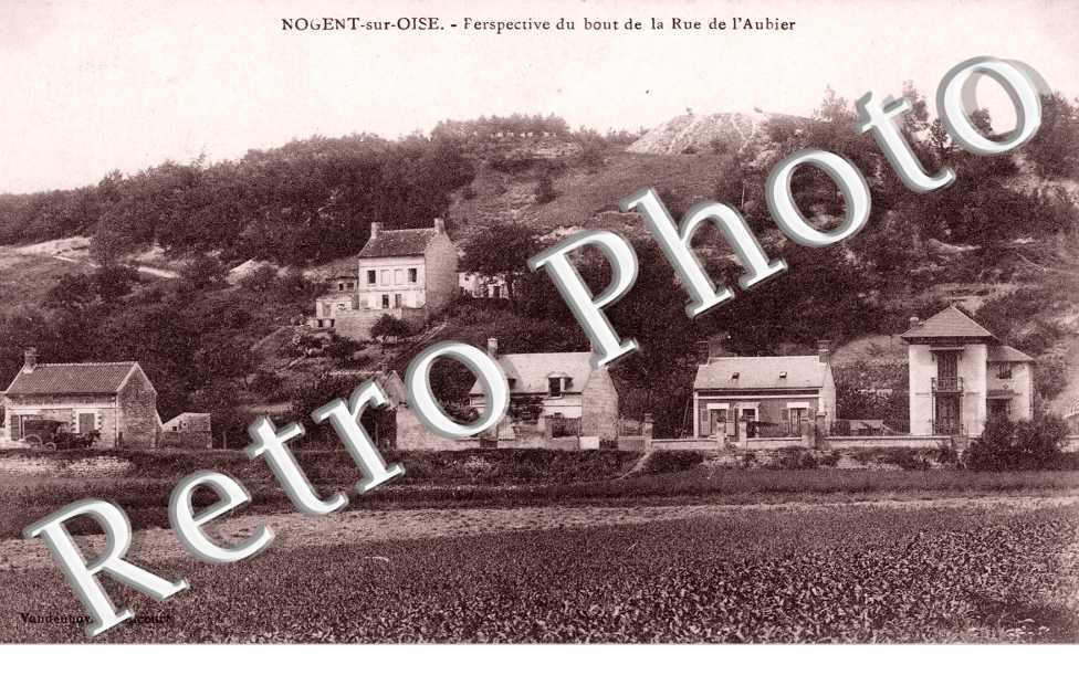 Perspective du bout de la Rue de l'Aubier