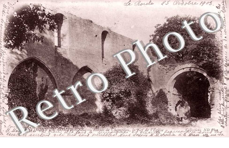 Ruines de Champlieu - la Nef de l'eglise