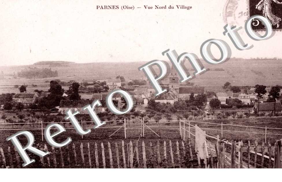 Vue nord du village