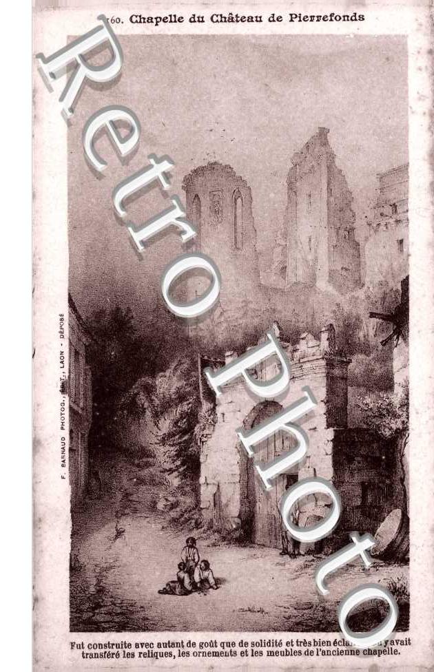 Chapelle du Chateau -Gravure
