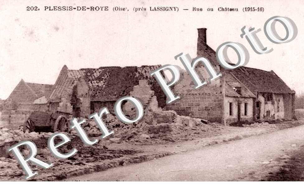 rue du château  - Ruines