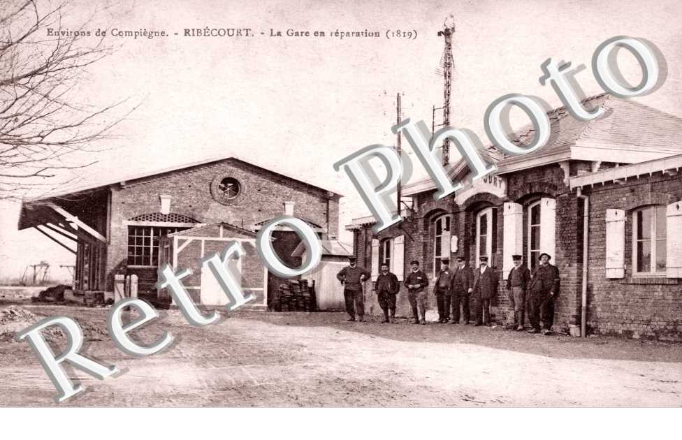 la gare en reparation