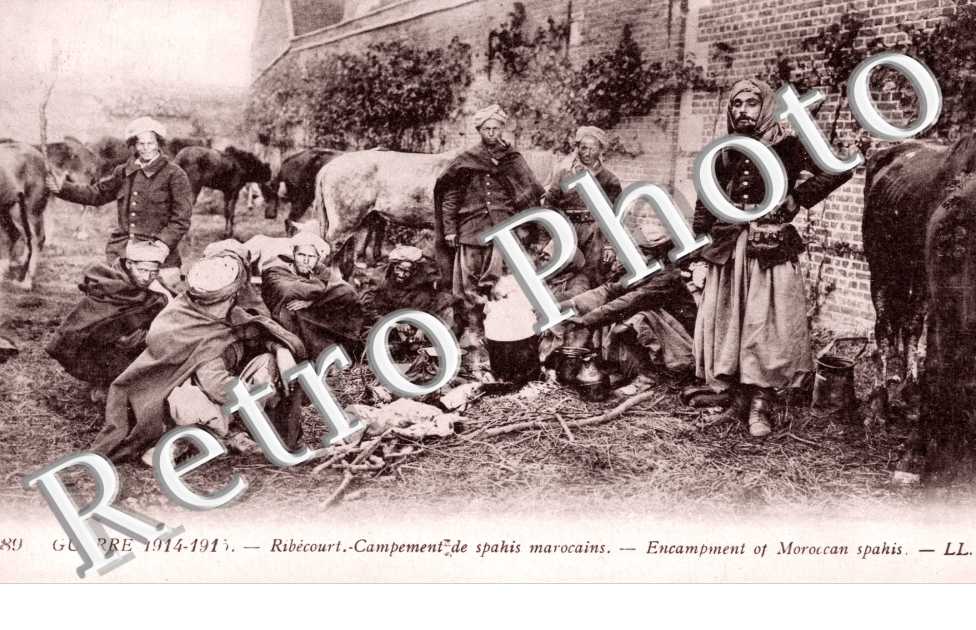 Campement de spahis marocains