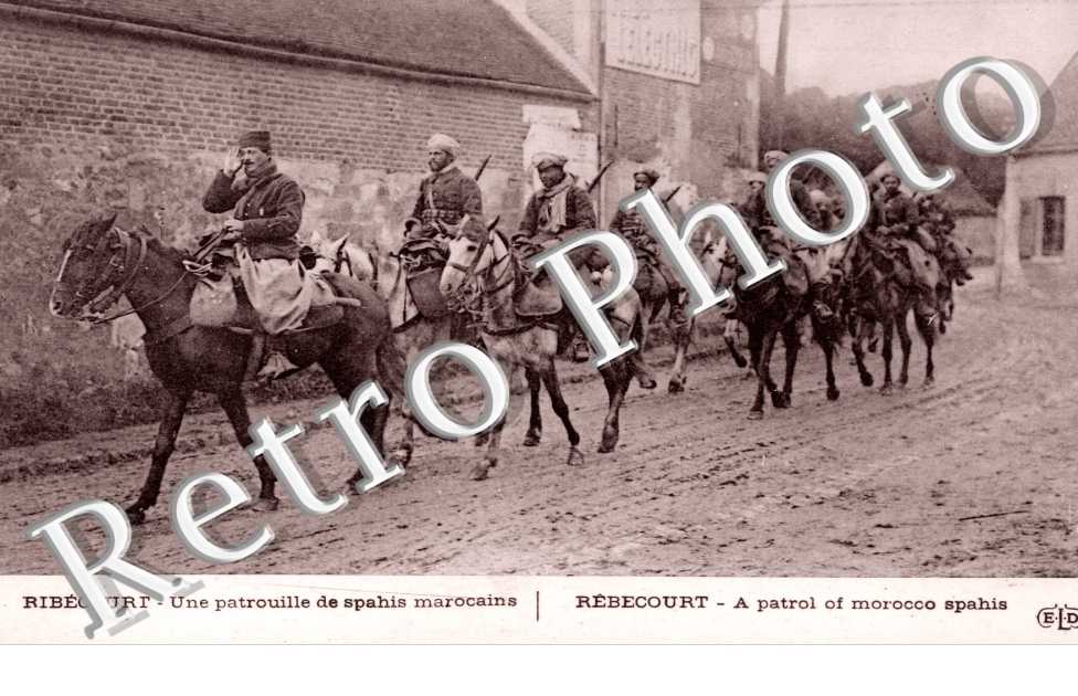 Une Patrouille de Saphis Marocains