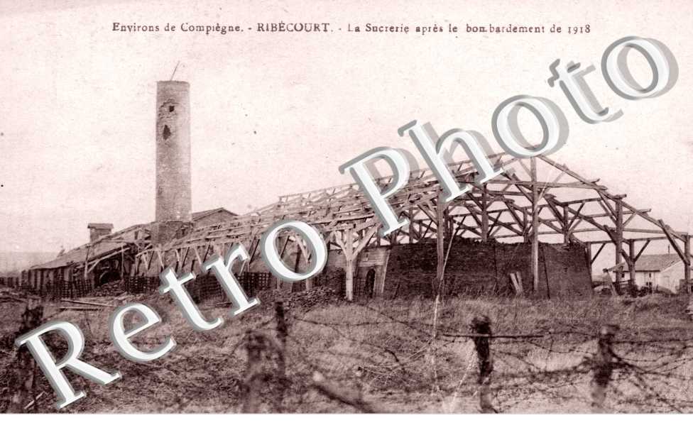 la Sucrerie apres le bombardement
