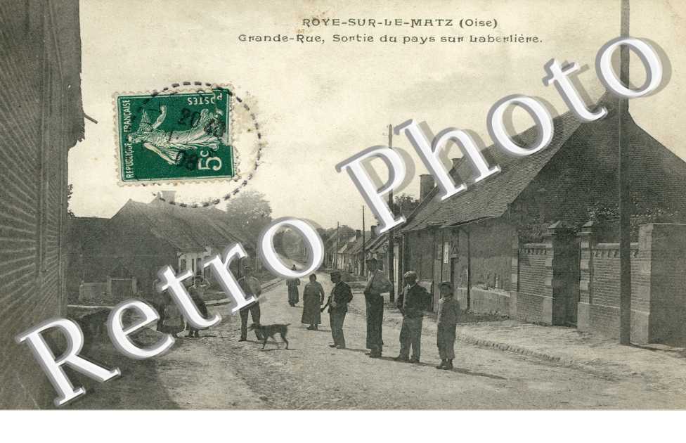 Grande Rue, sortie du pays sur Laberliere