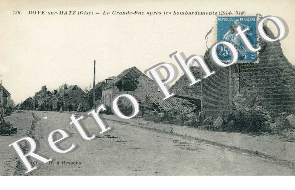 La Grande Rue après le Bombardement