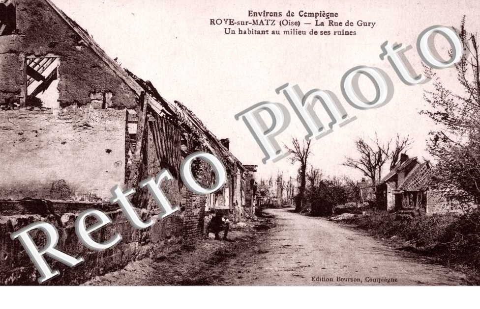la rue de Gury - Ruines