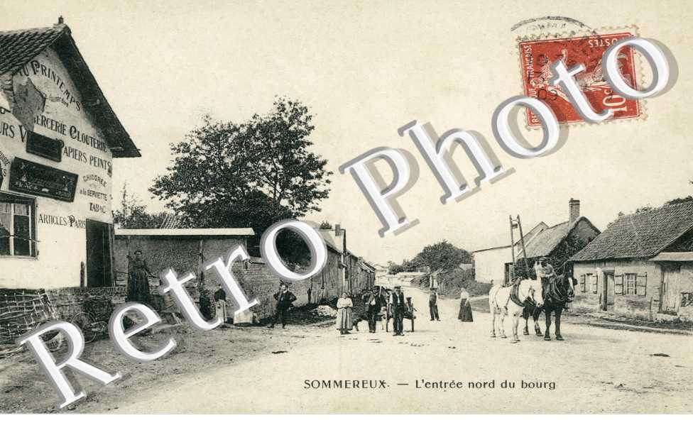 l'entree nord du bourg