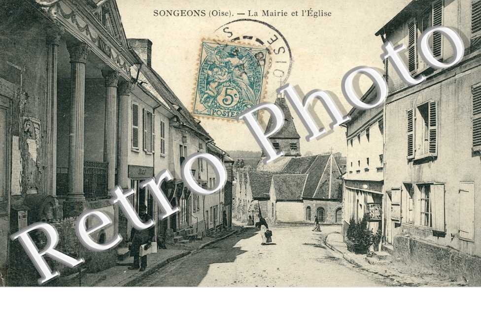 la Mairie et l'Eglise