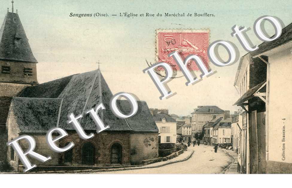 l'Eglise et la Rue du Marechal de Boufflers