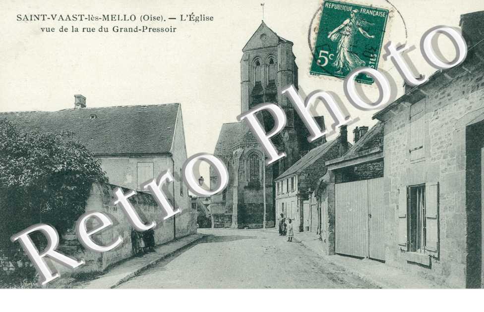 l'Eglise, Vue de la Rue du Grand-Pressoir