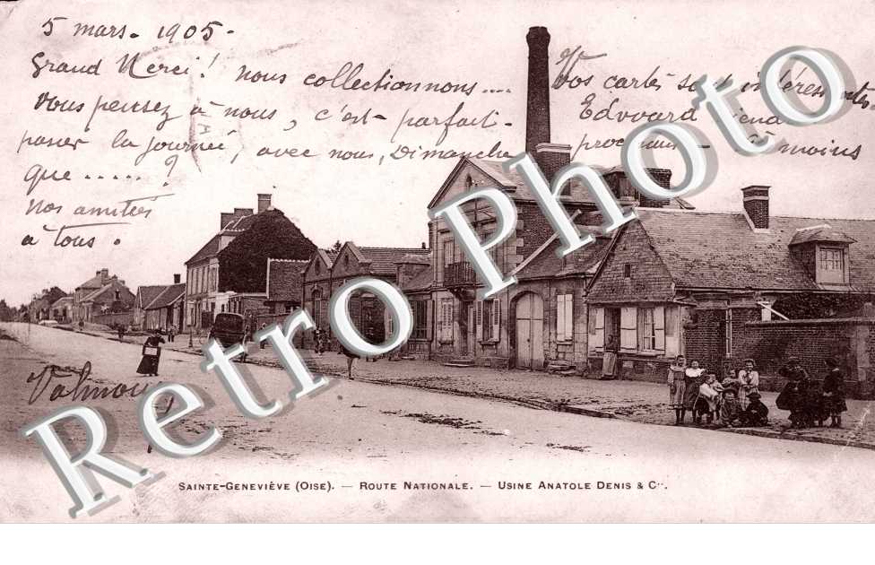 Route Nationale, Usine Anatole Denis et Compagnie