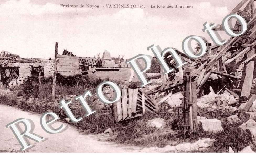 Rue des Bouchers en ruines