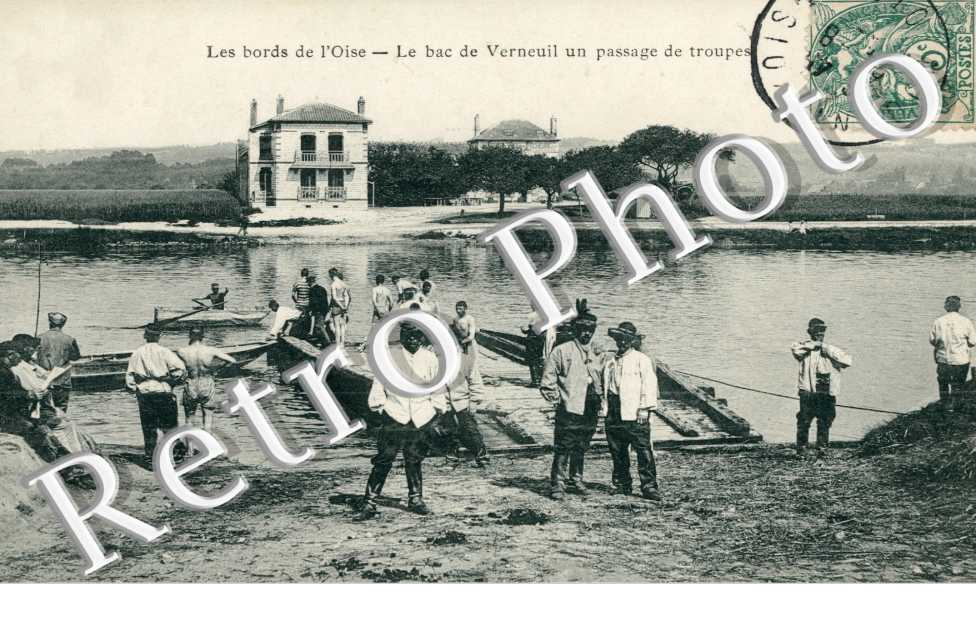 le bac de verneuil un passage de troupes