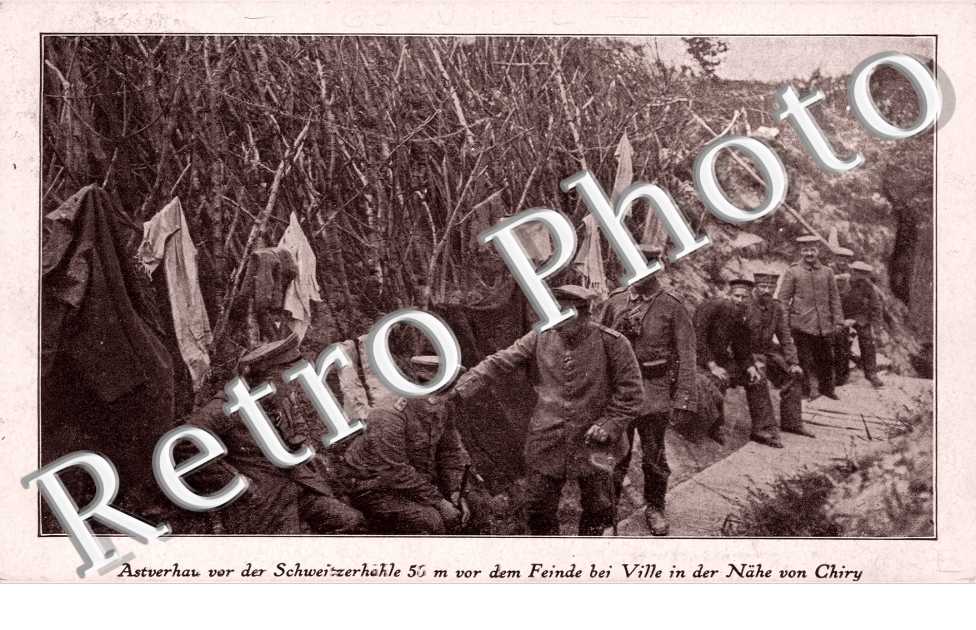 Une Tranchée allemande