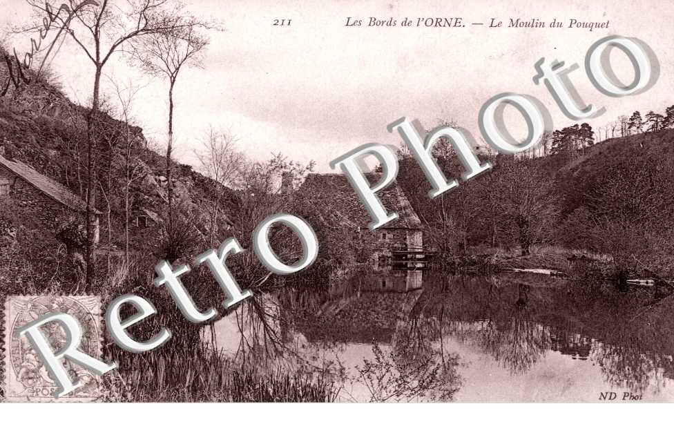 Les bords de l&#039;Orne - le moulin du Pouquet