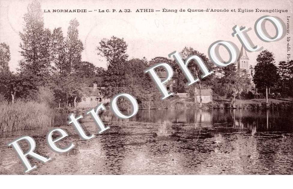 Etang de Queue-d&#039;Aronde et Eglise Evangelique