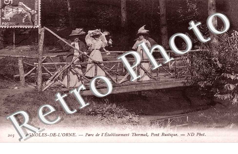 parc de l&#039;Etablissement Thermal - Pont Rustique
