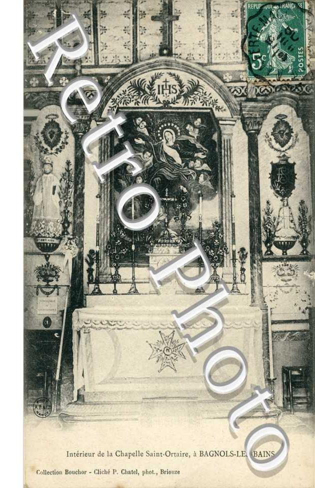 Interieur de la Chapelle Saint Ortaire