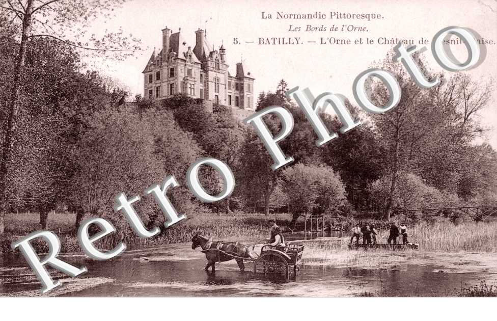 l&#039;Orne et le Chateau de Mesnil-Glaise
