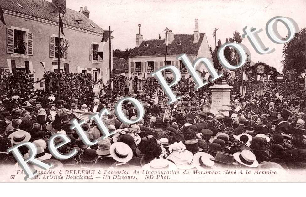 Inauguration du monument de M.Aristide Boucicot
