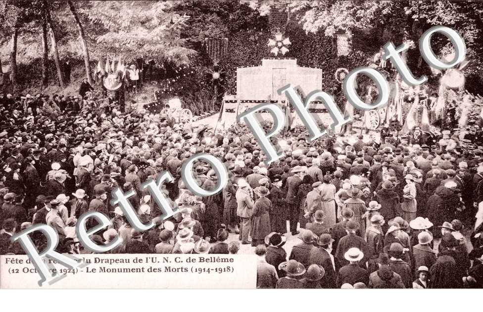 de la remise du drapeau de l&#039;UNC 12 oct 1924