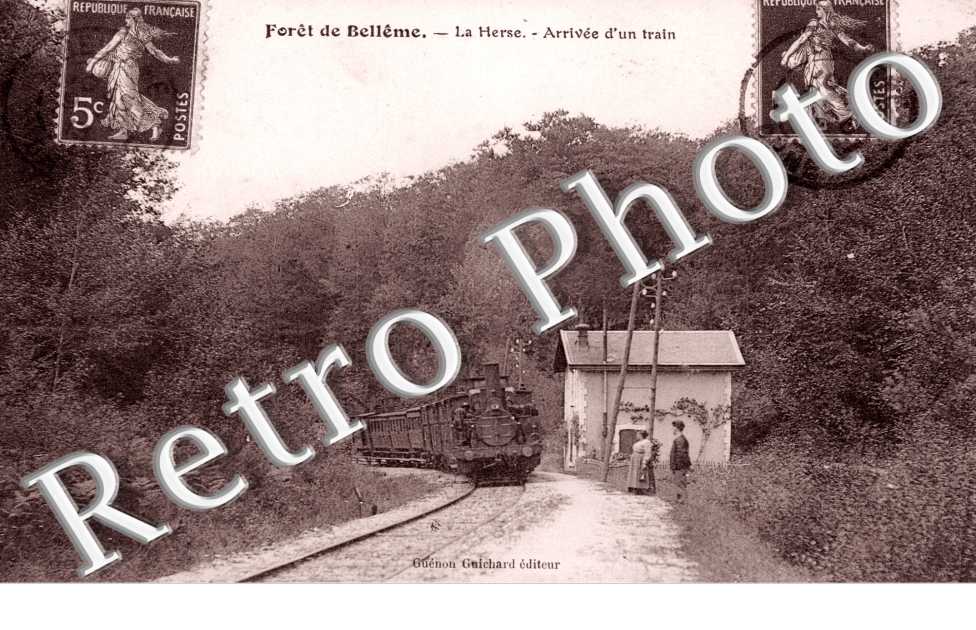 la Herse - Arrivee d&#039;un train