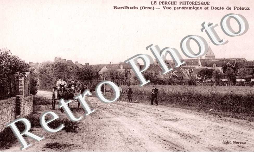 Vue panoramique et Route de Preaux